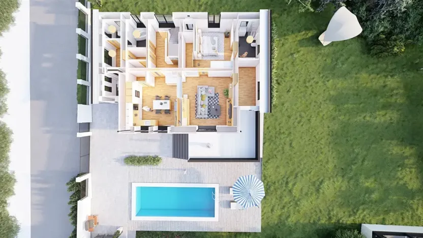 Prodej rodinného domu, Slapy, 260 m2