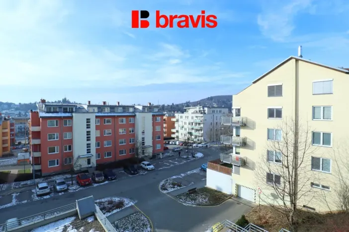 Pronájem bytu 2+kk, Brno, Hrázka, 46 m2