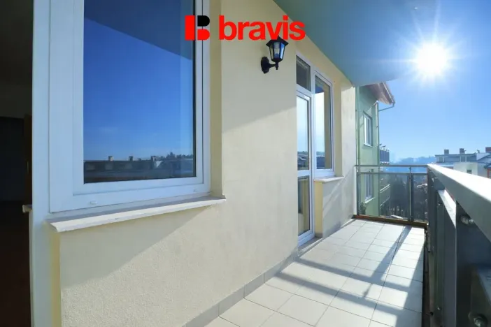 Pronájem bytu 2+kk, Brno, Hrázka, 46 m2