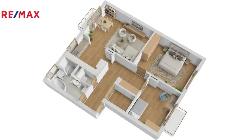 Prodej bytu 3+1, Vysoká nad Labem, 83 m2