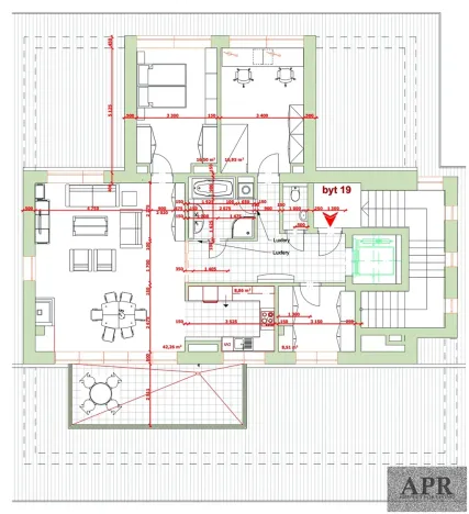 Prodej bytu 4+kk, Luhačovice, Bílá čtvrť, 120 m2