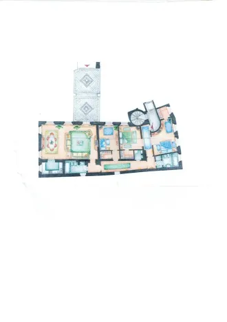 Pronájem bytu 4+1, Praha - Malá Strana, Vlašská, 175 m2