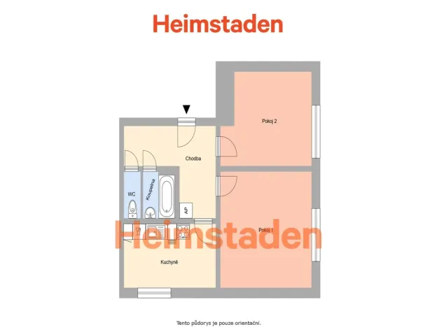 Pronájem bytu 2+1, Ostrava - Moravská Ostrava, Gajdošova, 56 m2