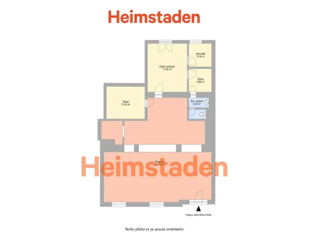 Pronájem obchodního prostoru, Havířov - Město, Hlavní třída, 119 m2