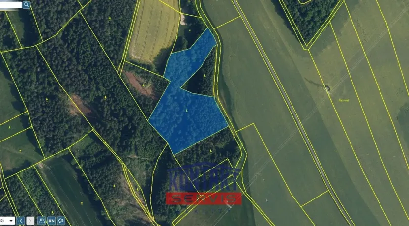 Prodej lesa, Sychrov - Radostín, 30767 m2