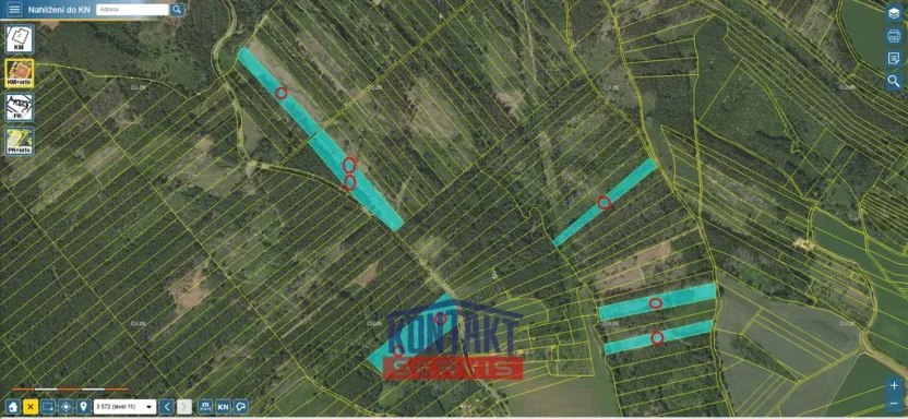 Prodej lesa, Jevíčko, 70821 m2