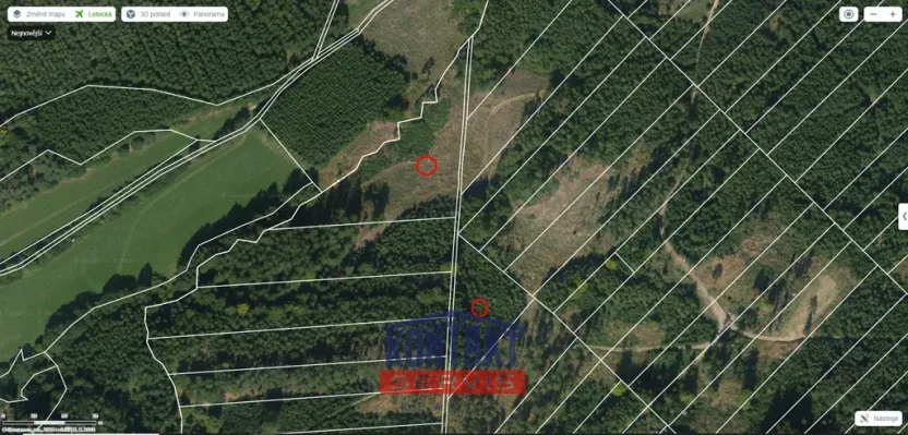 Prodej lesa, Jevíčko, 70821 m2