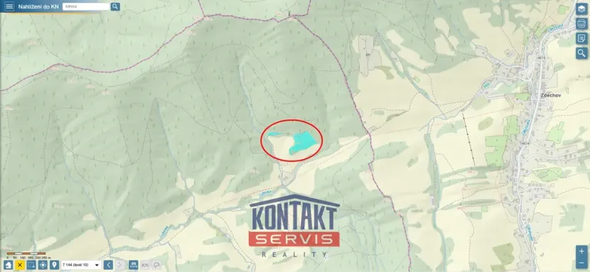 Prodej lesa, Lužná, 13657 m2