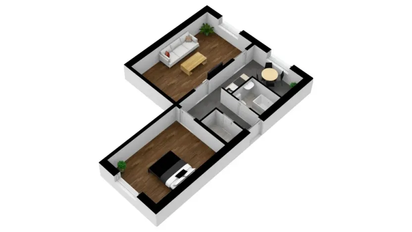 Pronájem bytu 2+1, Strakonice - Strakonice II, Dukelská, 63 m2