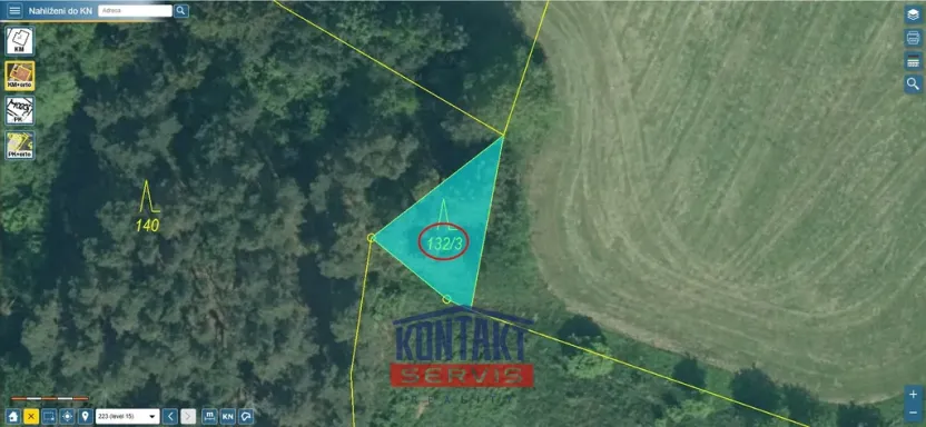 Prodej lesa, Čepřovice, 2819 m2