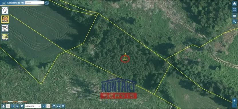 Prodej lesa, Studená - Horní Pole, 47225 m2