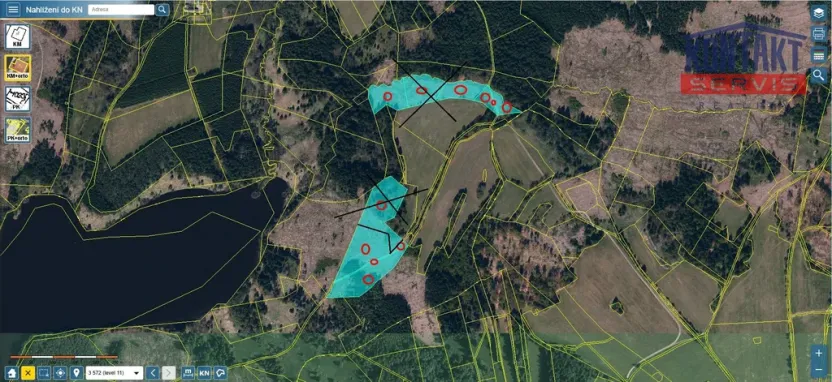 Prodej lesa, Studená - Horní Pole, 20620 m2