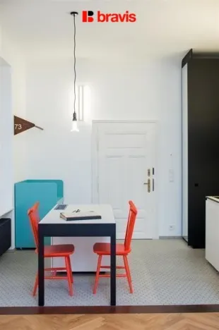 Pronájem bytu 1+kk, Brno - Stránice, Údolní, 32 m2