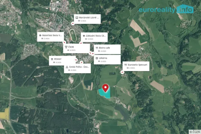 Prodej pole, Mariánské Lázně, 164580 m2