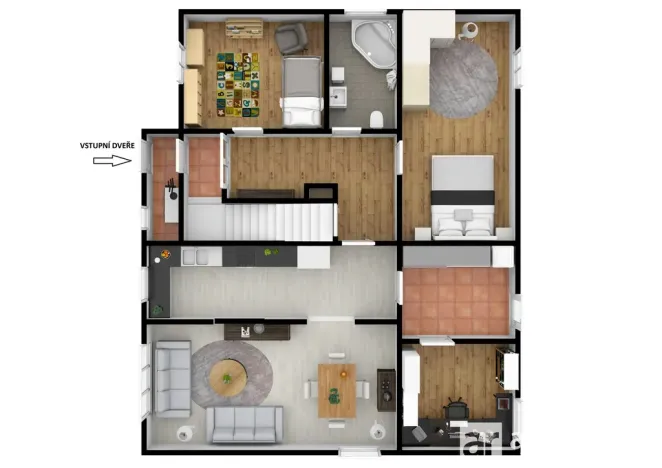 Pronájem bytu 4+1, Neratovice, Nerudova, 110 m2