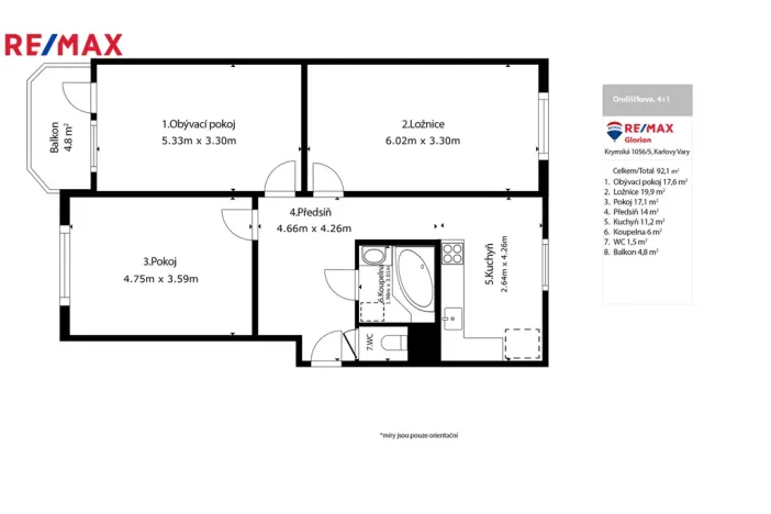 Prodej bytu 3+1, Otovice, K Panelárně, 83 m2