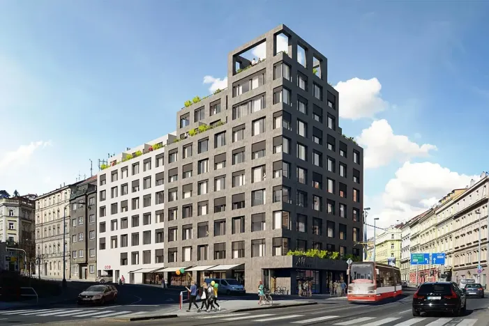 Pronájem bytu 2+kk, Praha - Smíchov, Plzeňská, 32 m2