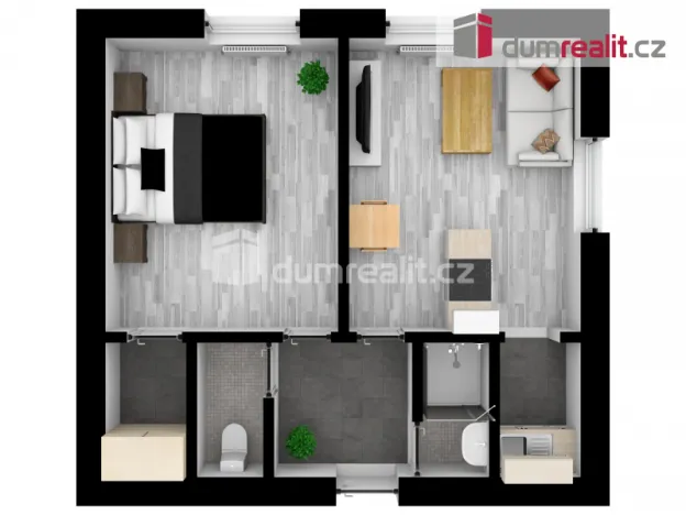 Pronájem bytu 2+kk, Břeclav, náměstí T. G. Masaryka, 38 m2