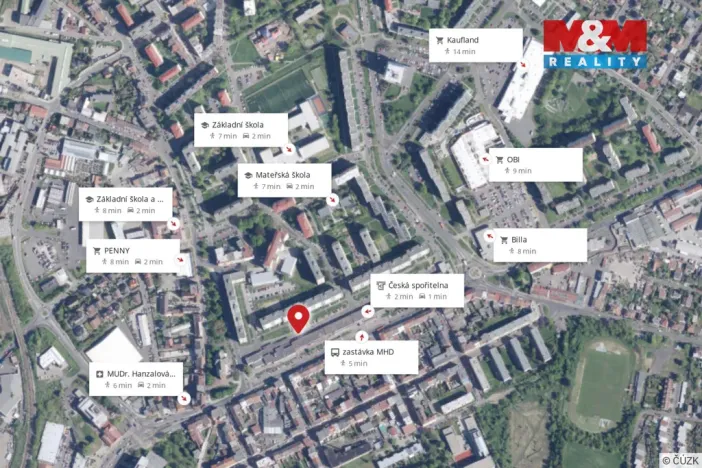 Prodej bytu 3+kk, Teplice, Antala Staška, 63 m2