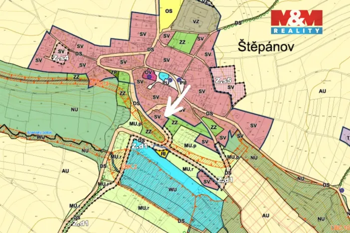 Prodej pozemku pro bydlení, Skuteč - Štěpánov, 608 m2