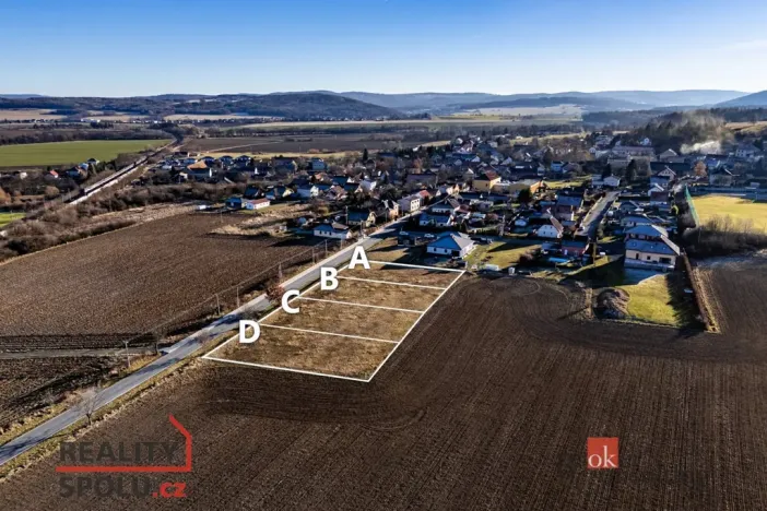 Prodej pozemku pro bydlení, Újezd, 1173 m2