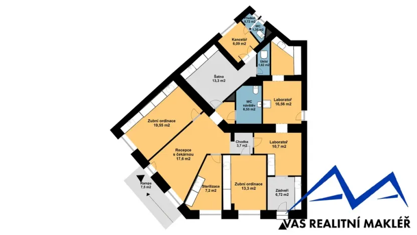 Prodej ordinace, Český Těšín, Ostravská, 150 m2
