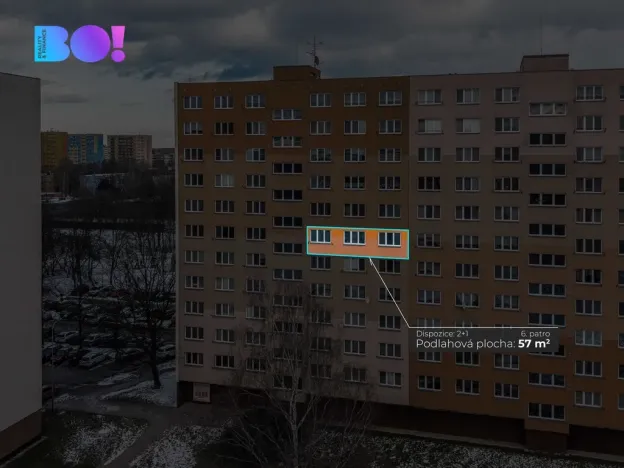 Prodej bytu 2+1, Ostrava, Františka Hajdy, 54 m2