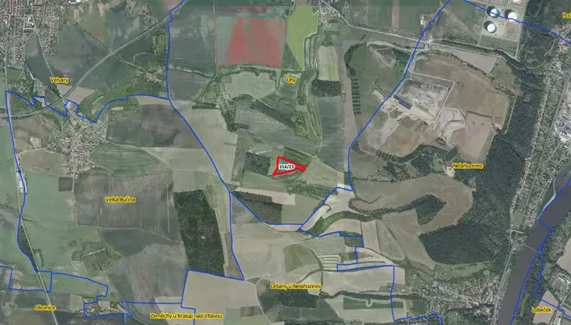 Prodej zahrady, Uhy, 20127 m2