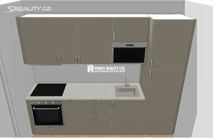 Pronájem bytu 1+1, Praha - Košíře, Košířské náměstí, 47 m2