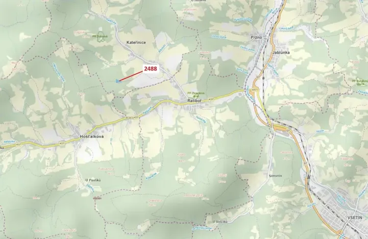 Dražba lesa, Kateřinice, 10174 m2