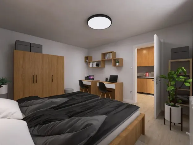 Pronájem bytu 1+1, Brno - Židenice, Bubeníčkova, 25 m2