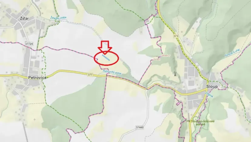 Prodej louky, Žďár, 2441 m2