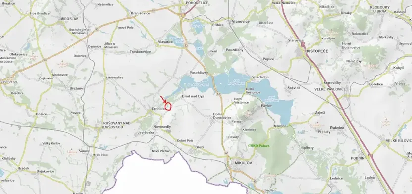 Prodej pozemku, Brod nad Dyjí, 5068 m2