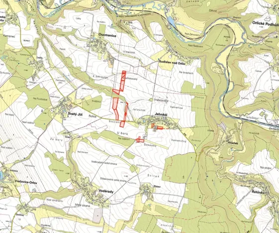 Prodej podílu pole, Jehnědí, 34759 m2