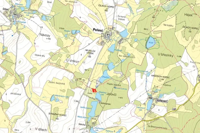 Prodej louky, Počátky, 4120 m2