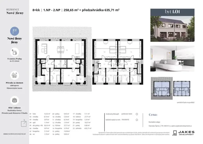 Prodej rodinného domu, Jirny, 258 m2