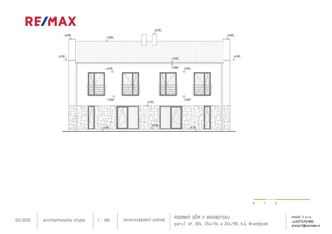 Prodej pozemku pro bydlení, Brandýsek, Ve višňovce, 1735 m2