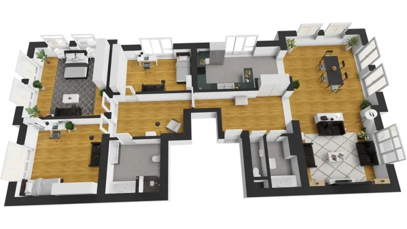 Pronájem bytu 5+kk, Praha - Vinohrady, Perucká, 180 m2