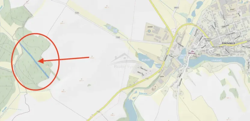 Prodej lesa, Žirovnice, 8890 m2