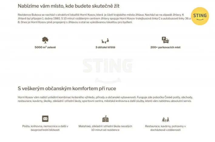 Pronájem bytu 2+kk, Jihlava, Buková, 52 m2