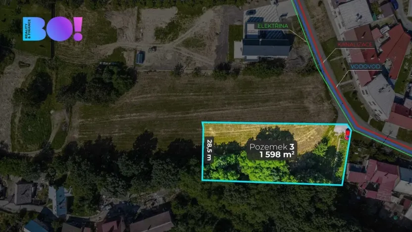 Prodej pozemku pro bydlení, Stará Ves, 1598 m2