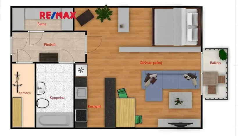 Pronájem bytu 1+kk, Praha - Jinonice, Za zámečkem, 60 m2