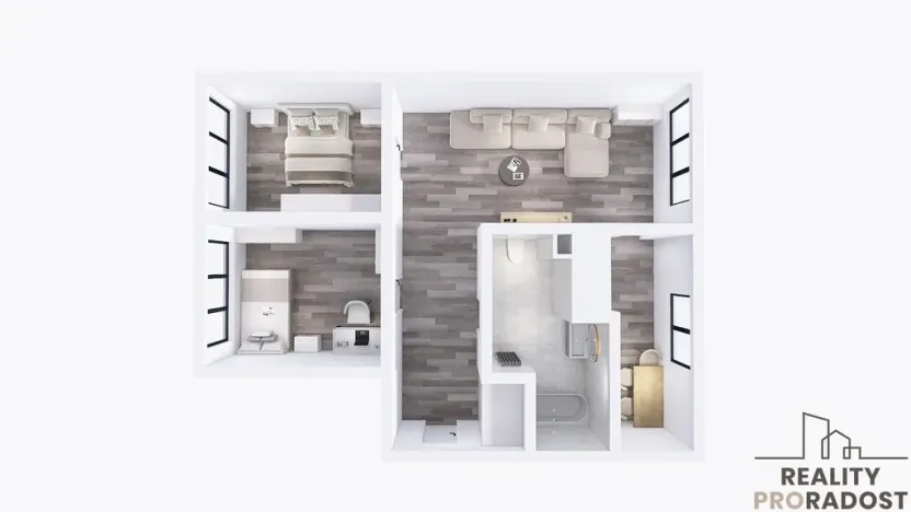 Pronájem bytu 3+1, Havířov, Orlí, 71 m2