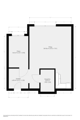 Pronájem bytu 2+kk, Brno - Líšeň, Elplova, 46 m2