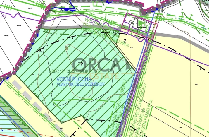 Prodej louky, Bezměrov, 3812 m2