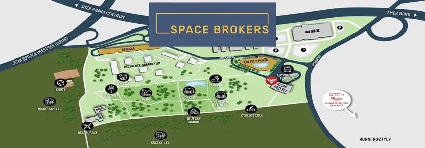 Pronájem kanceláře, Praha - Chodov, Tomíčkova, 3006 m2