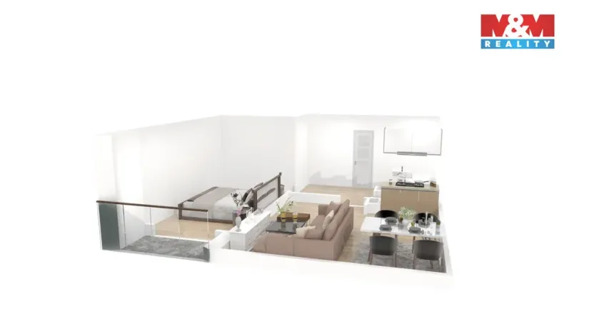 Prodej bytu 2+kk, Praha, Voskovcova, 42 m2