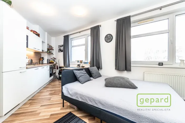 Pronájem bytu 1+kk, Praha, Ke kříži, 26 m2