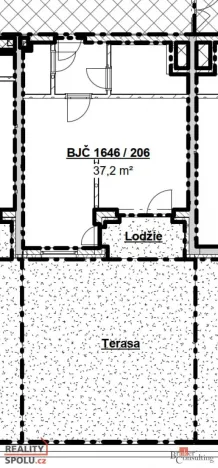 Pronájem bytu 2+kk, Praha - Uhříněves, Karla Guta, 37 m2