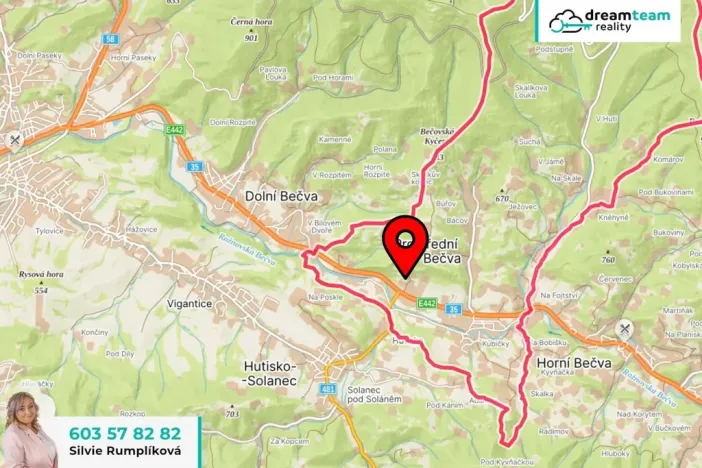 Prodej pozemku pro bydlení, Prostřední Bečva, 3034 m2